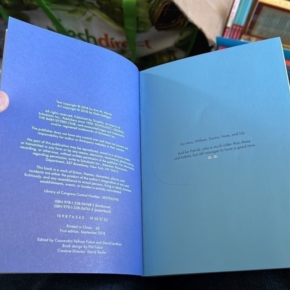 THE Baby-Sitters Club 6 - Kristy’s Big Day (paperback) Like New - Picture 5 of 5